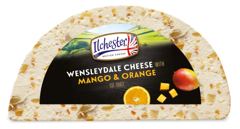 Wensleydale with orange & mango