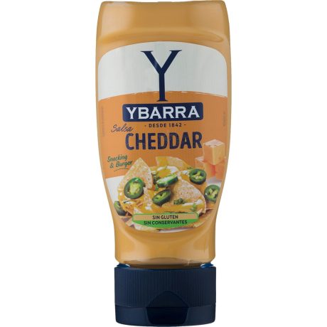Ybarra Salsa Cheddar 250mls