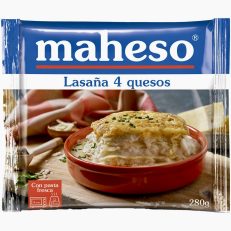 Maheso Lasena 4 quesos congelados 280g