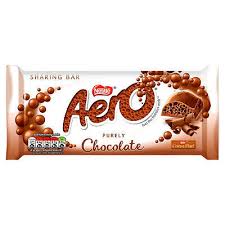 Nestle Aero Chocolate Bar 90g
