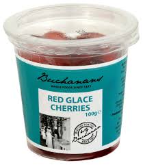 Buchanans Red Glace Cherries 100g