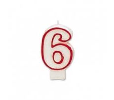 Roura Vela Cifra 6/Candle N.6