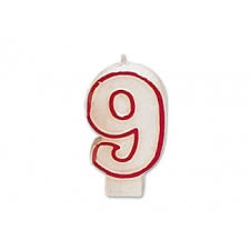 Roura Vela Cifra 9/ Candle N.9