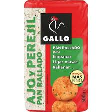 Gallo Pan Rallado Ajo y Perejil / Bread Crumbs Garlic & Parsley 500g