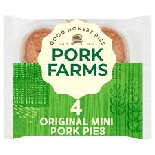 Pork Farms 4 Original Mini Pork Pies 200g
