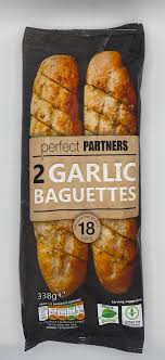 Perfect Partners - 2 Garlic Baguettes