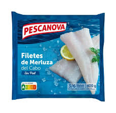 Pescanova Skinless Hake Fillets/Filetes de Merluza sin Piel 400g 3-6u